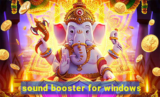 sound booster for windows